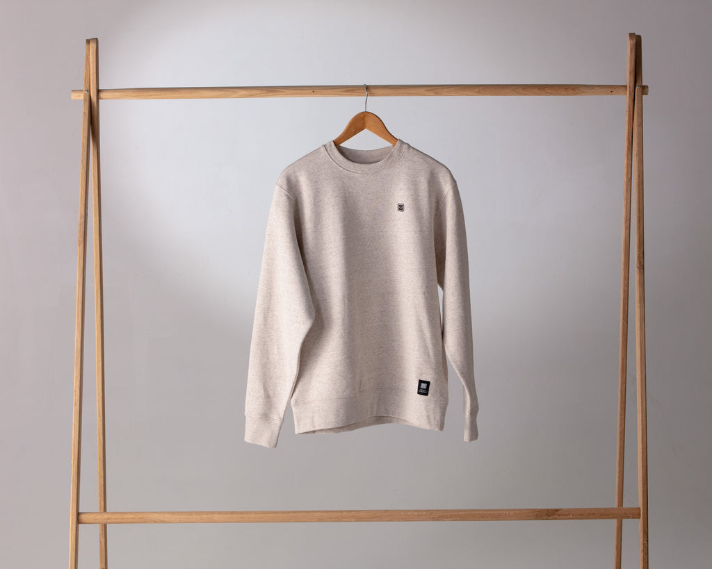 The Focus Sweater. Heather Grey