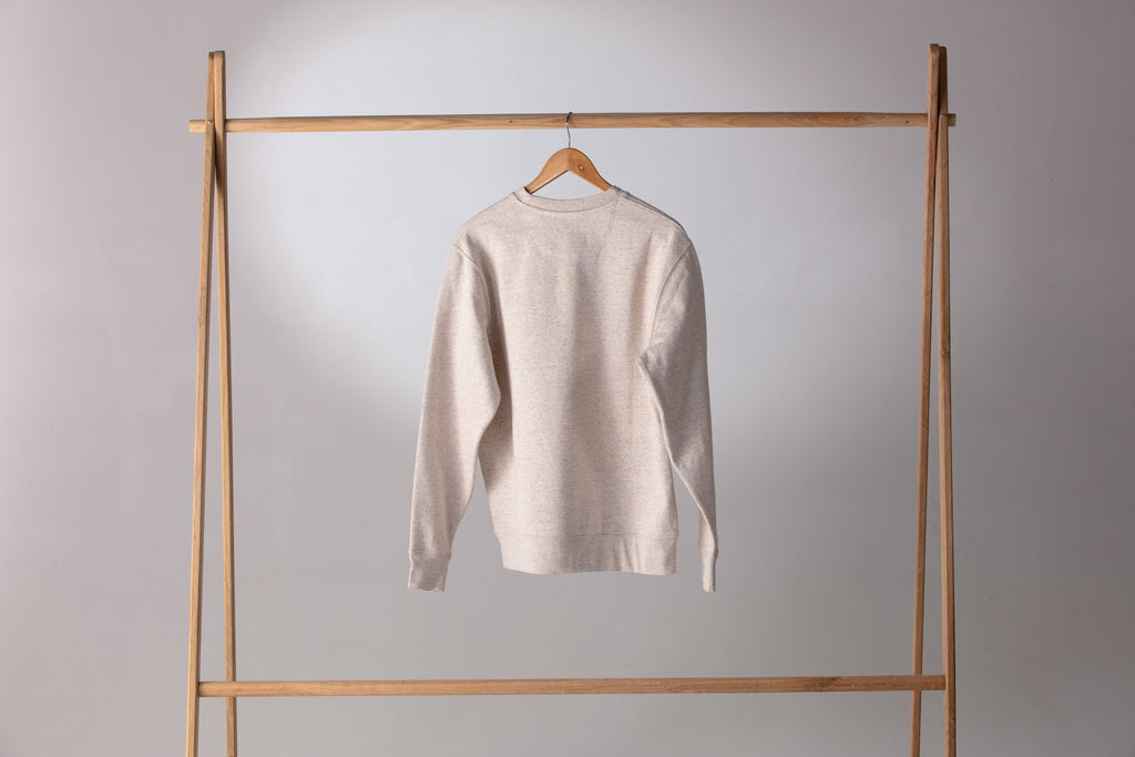 The Focus Sweater. Heather Grey