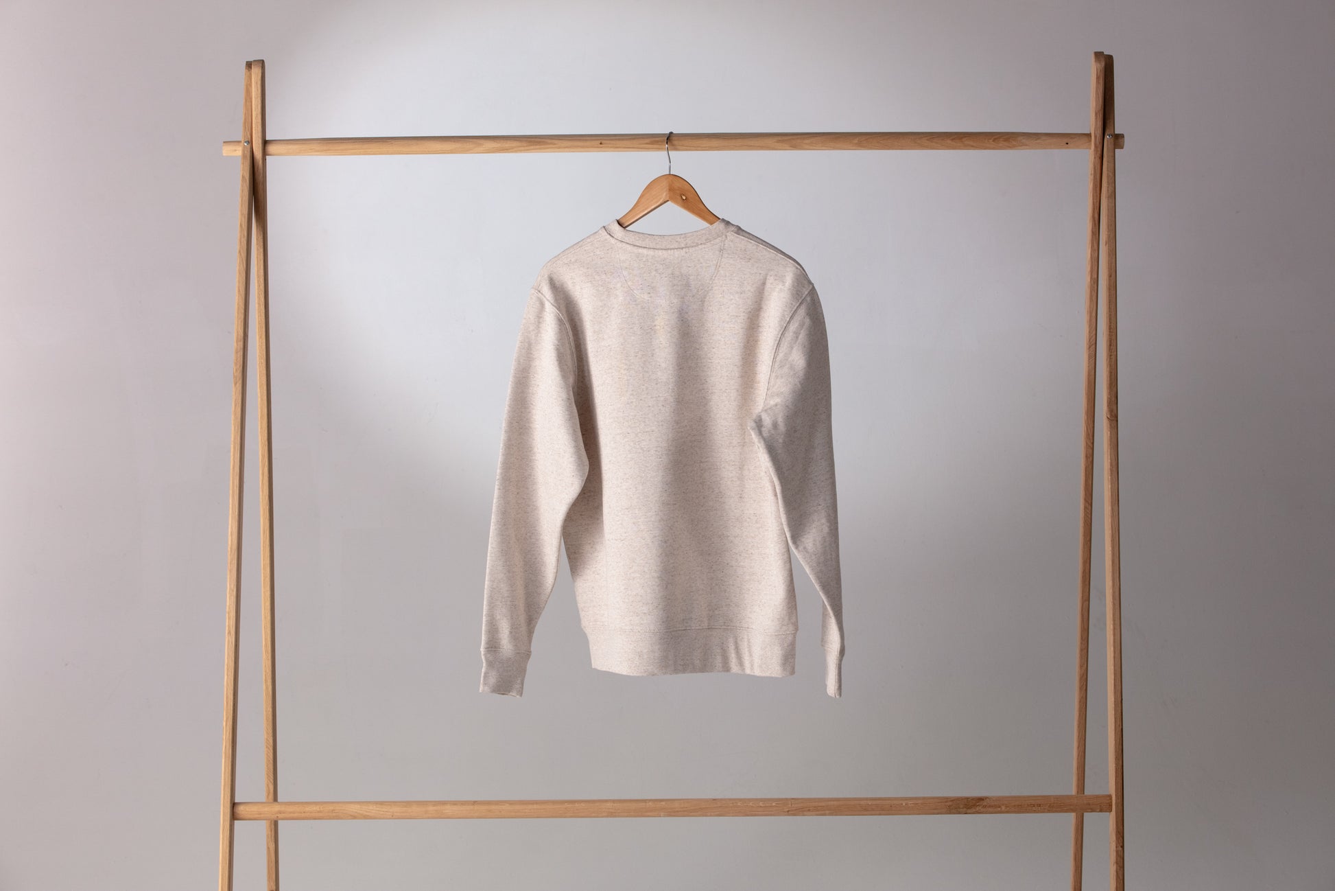 The Focus Sweater. Heather Grey