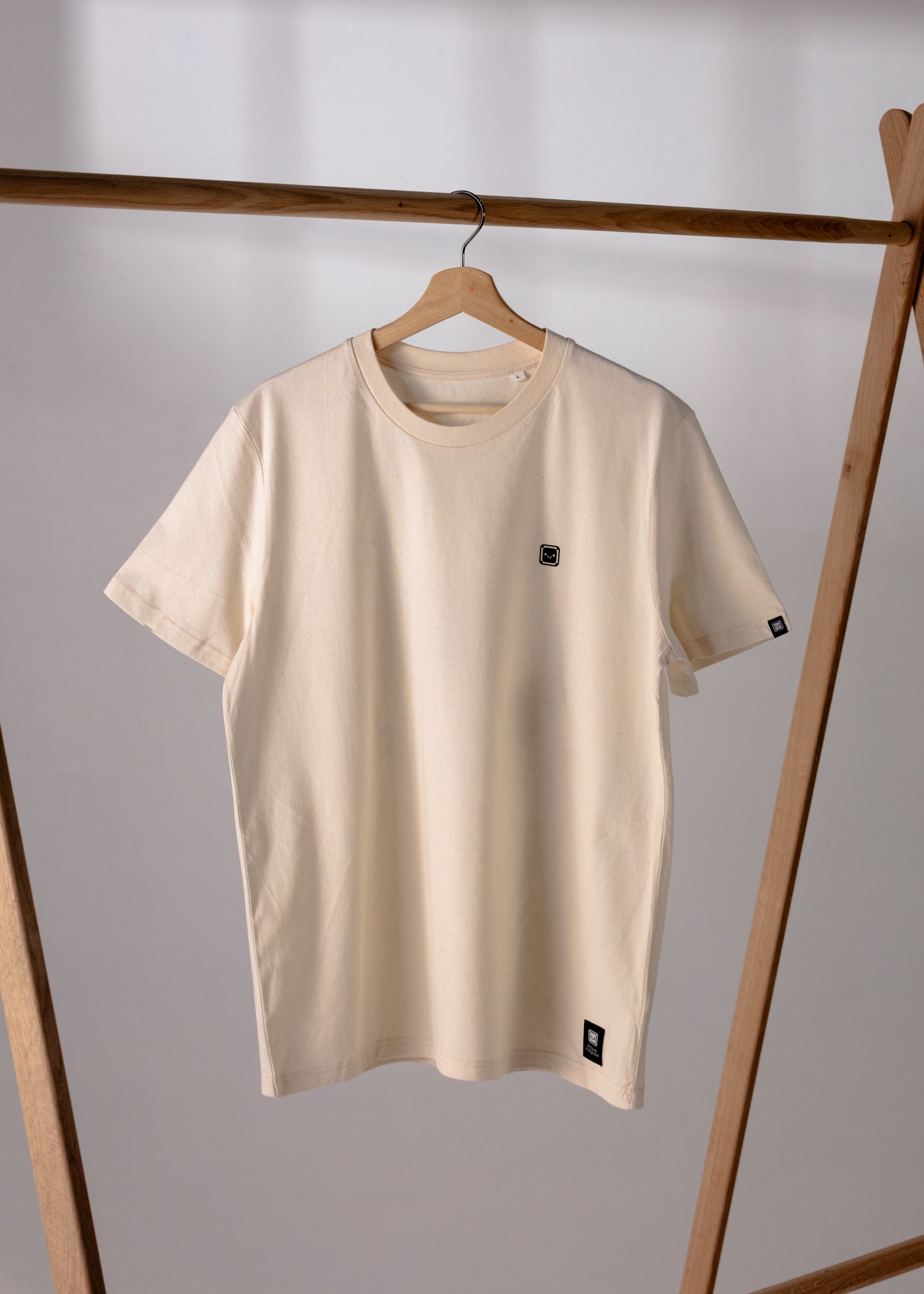 The Signature Tee. Natural. All Hands On Keyboard - All Hands on Planet Black