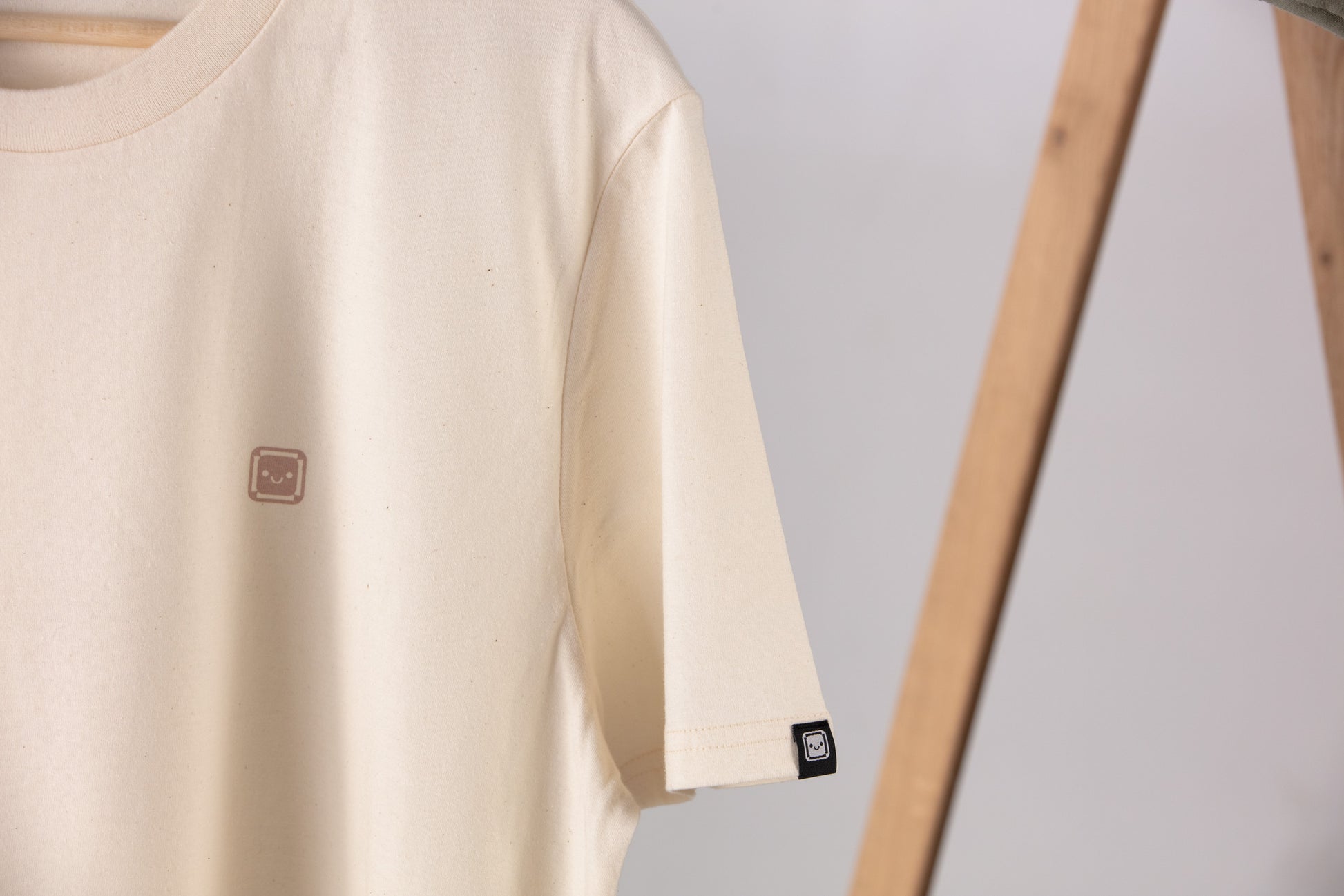 The Signature Tee. Natural. All Hands On Keyboard - All Hands on Planet Pink