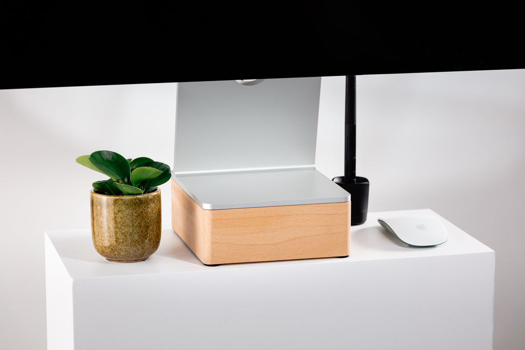Solid Studio Display Riser - Beech