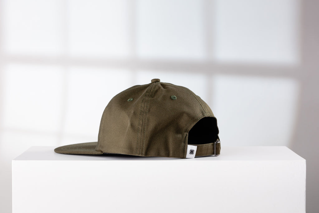 All Hands on Keyboard - All Hands on Planet - Olive unstructured 6 panel cap