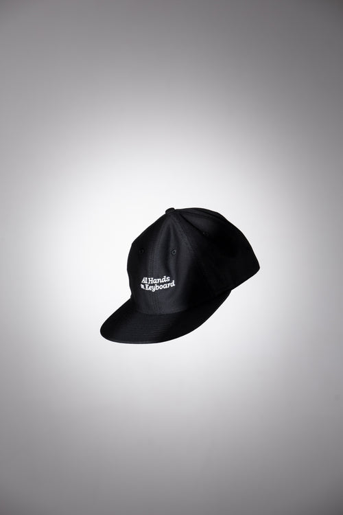 All Hands on Keyboard - Black unstructured 6 panel cap