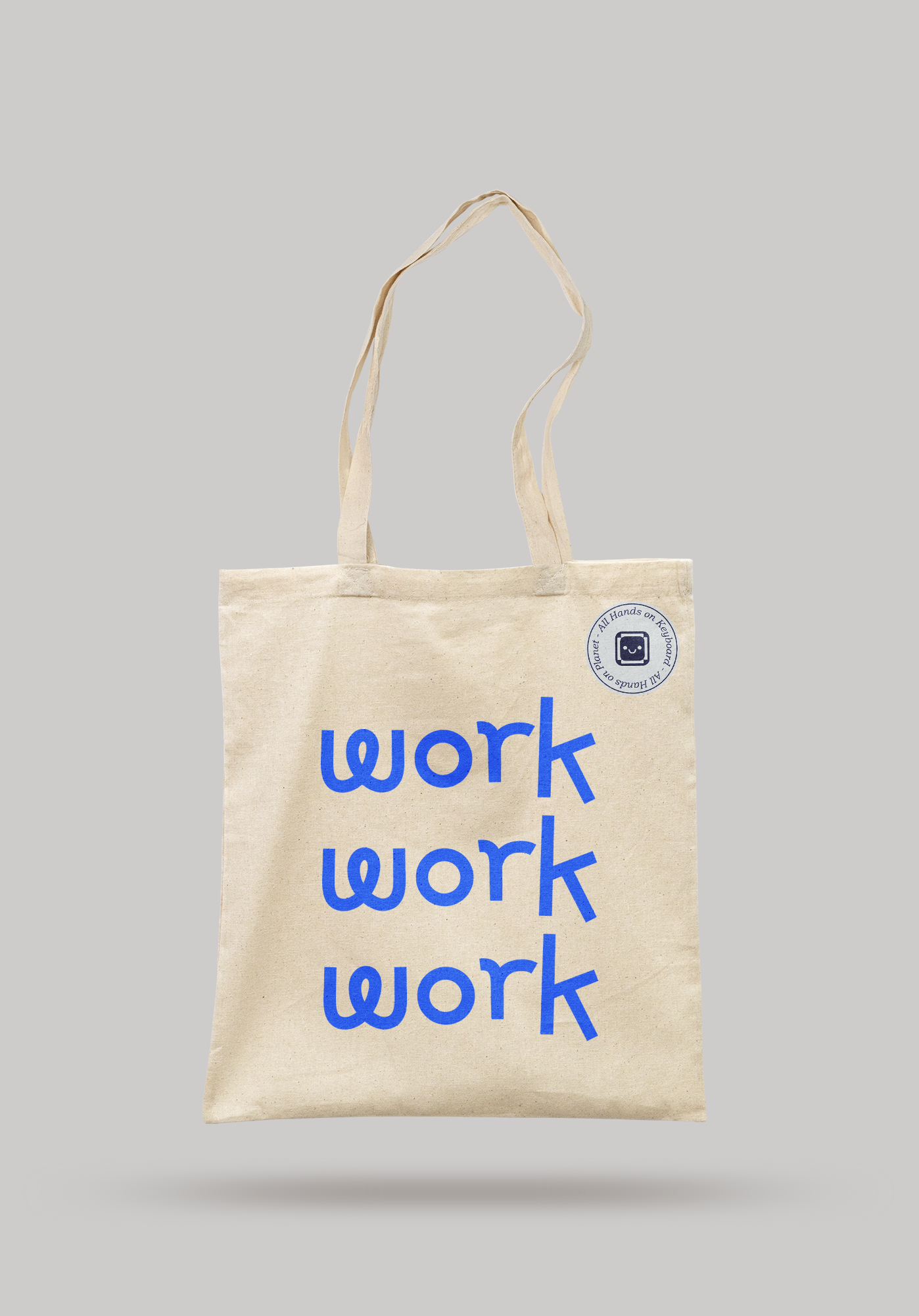 Tote bag - Work Work Work - Blue