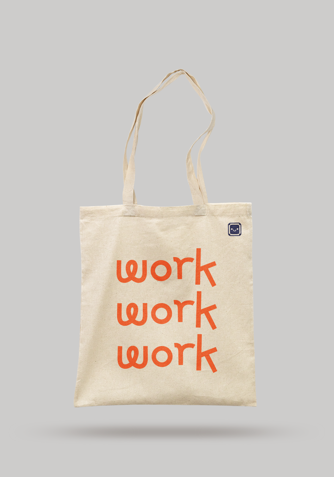 Tote bag - Work Work Work - Orange